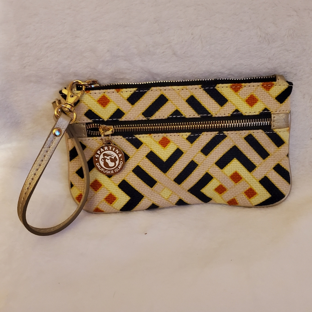 Vintagee Spartina Daufuskie Island Large Wristlet